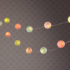 20 Pastel Ball LED Micro Lights