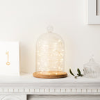 50 Warm White LED Micro Battery Outdoor Fairy Lights