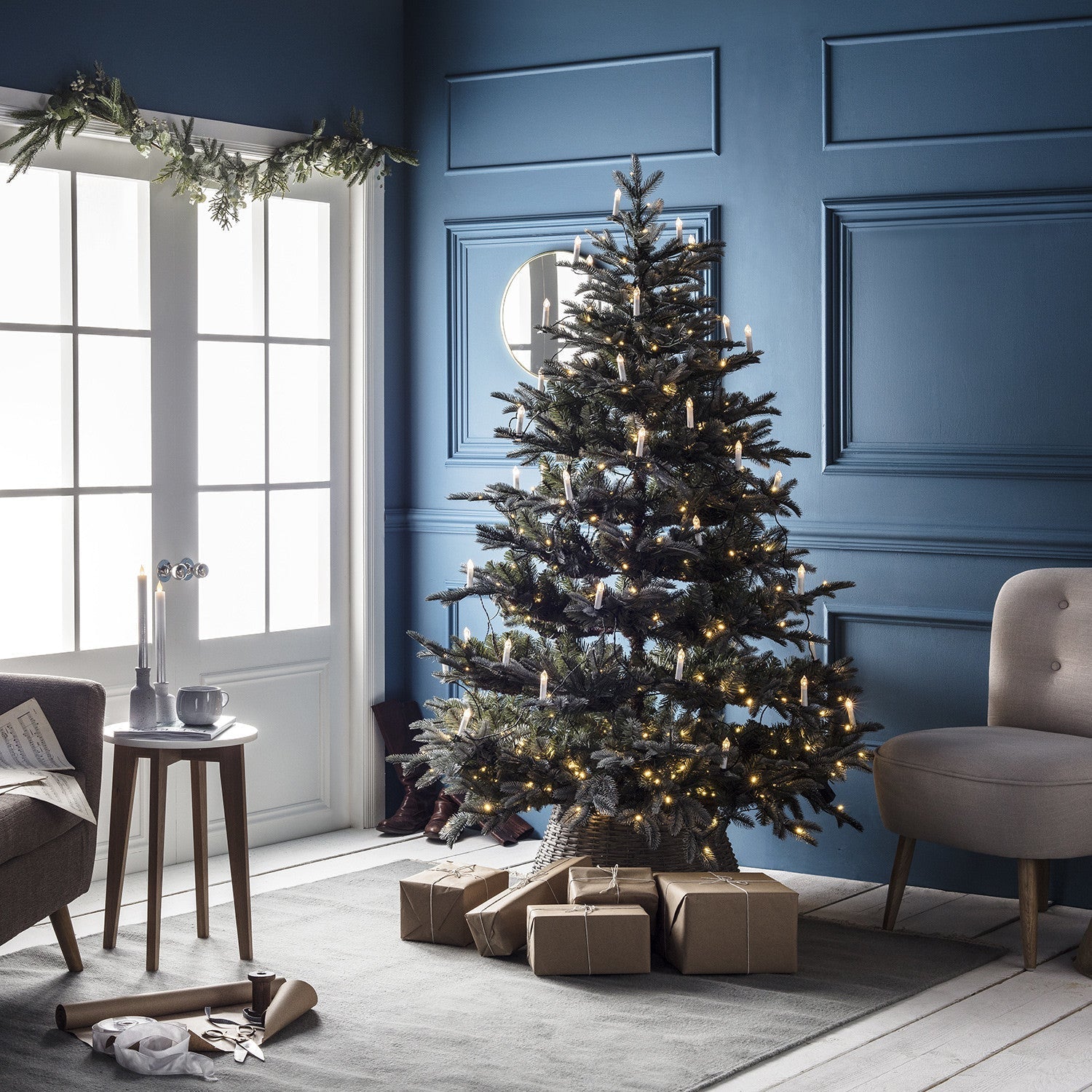 20 Warm White LED Connectable Christmas Tree Candle Lights