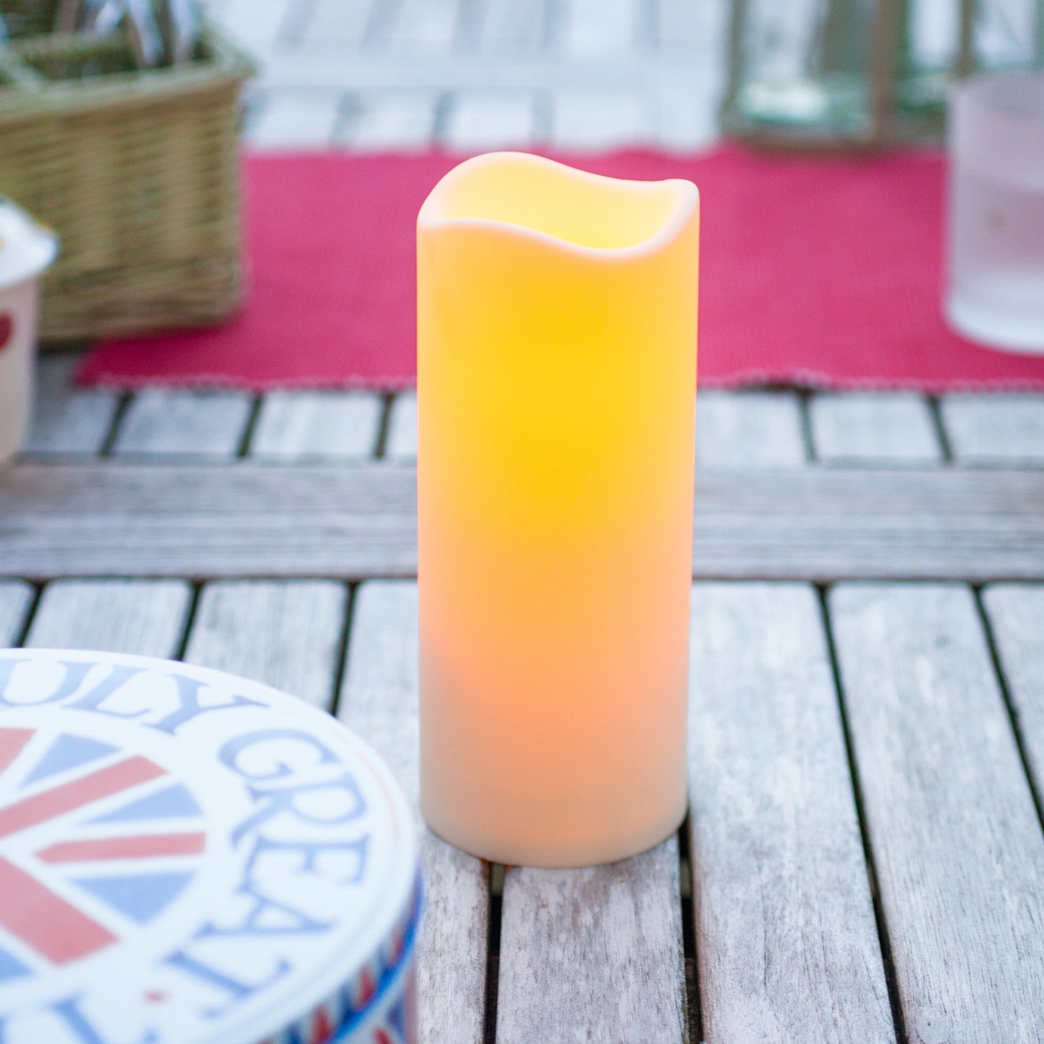 Large Outdoor Battery LED Candle
