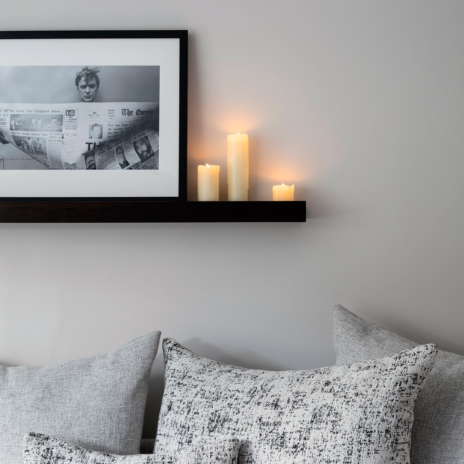 6 Slim LED Battery Candles With Dripping Wax