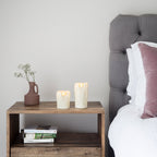 2 Battery Dripping Wax Church LED Pillar Candles