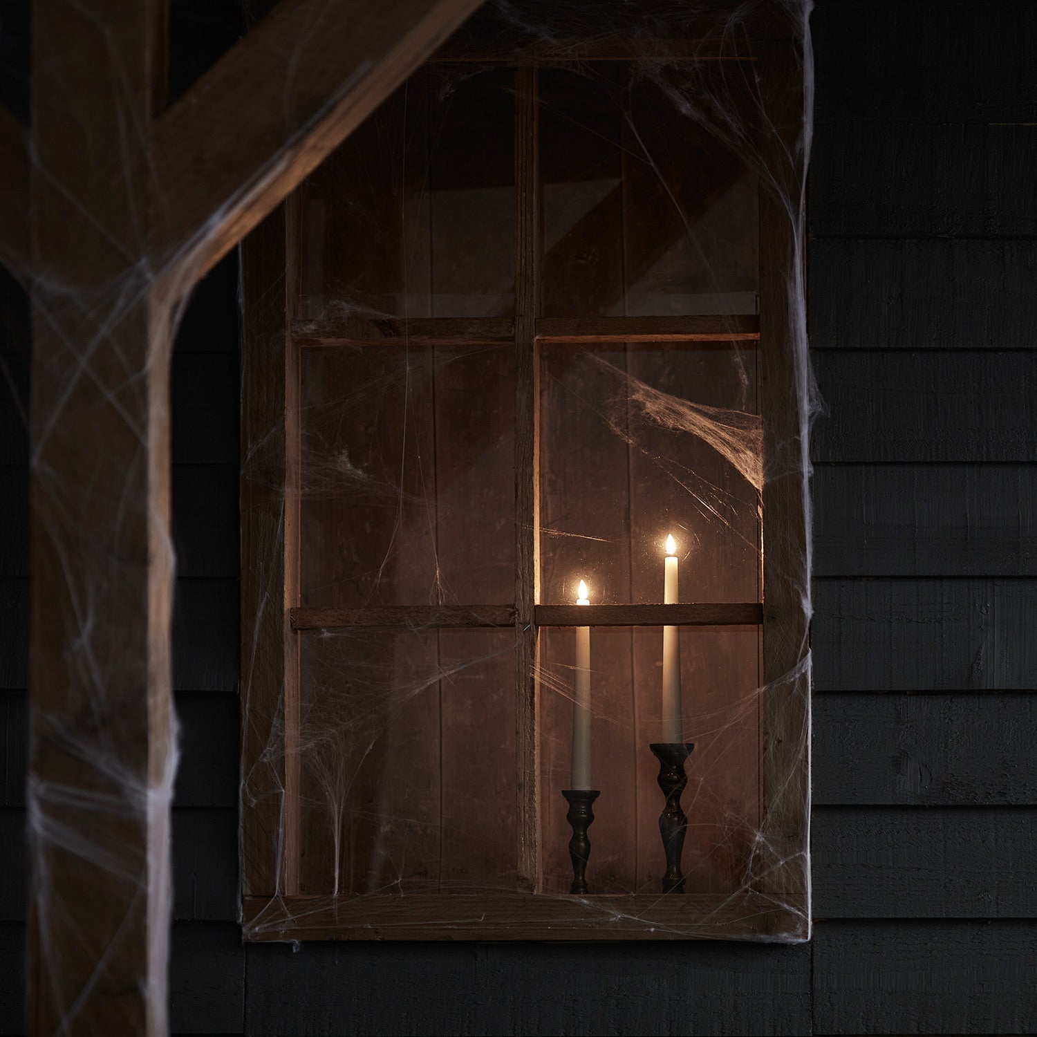 4 Ivory TruGlow® LED Taper Candles with Remote Control