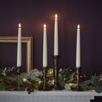 4 Ivory TruGlow® LED Taper Candles with Remote Control