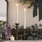 8 TruGlow® Ivory LED Taper Candles with Remote Control