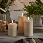 250 Dual Colour LED Connectable Canopy Light & Outdoor Candle Bundle