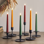 6 TruGlow® Autumnal Remote Controlled LED Taper Candles
