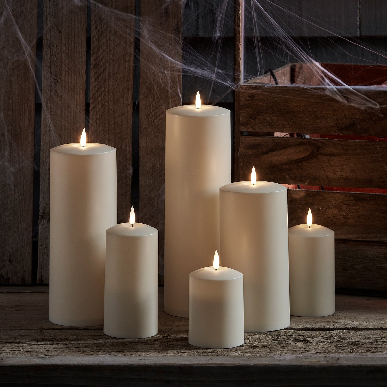 6 TruGlow® Waterproof Outdoor Candles