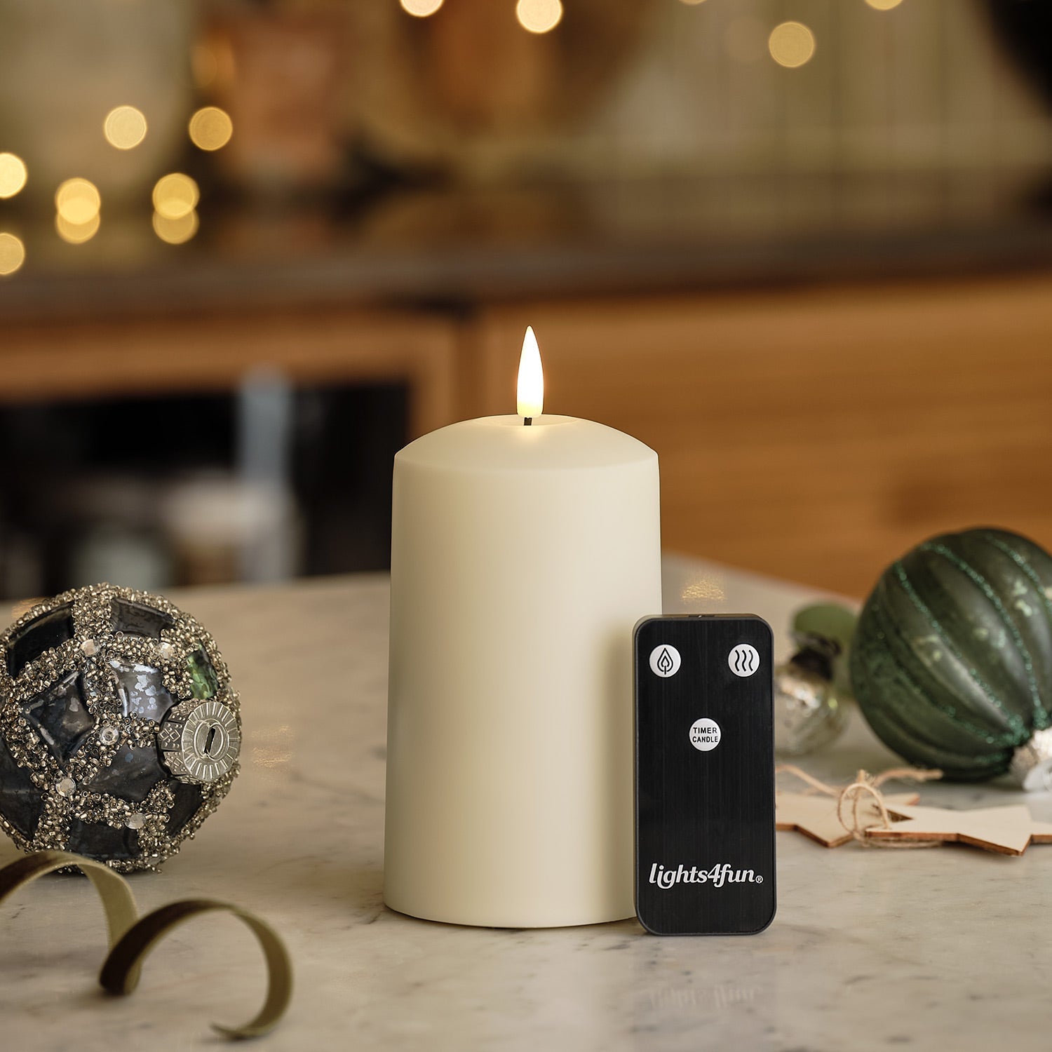 TruGlow AIR® Portable Candle Diffuser & Citronella, Bergamot & Lemon Diffuser Oil Bundle