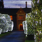 Plus Connect 4m x 2m 288 White Connectable Net Lights Black Cable