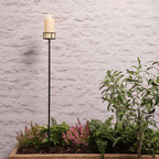 Adjustable Outdoor Candle Stake with TruGlow® Pillar Candle