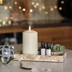 TruGlow AIR® Portable Candle Diffuser & Citronella, Bergamot & Lemon Diffuser Oil Bundle