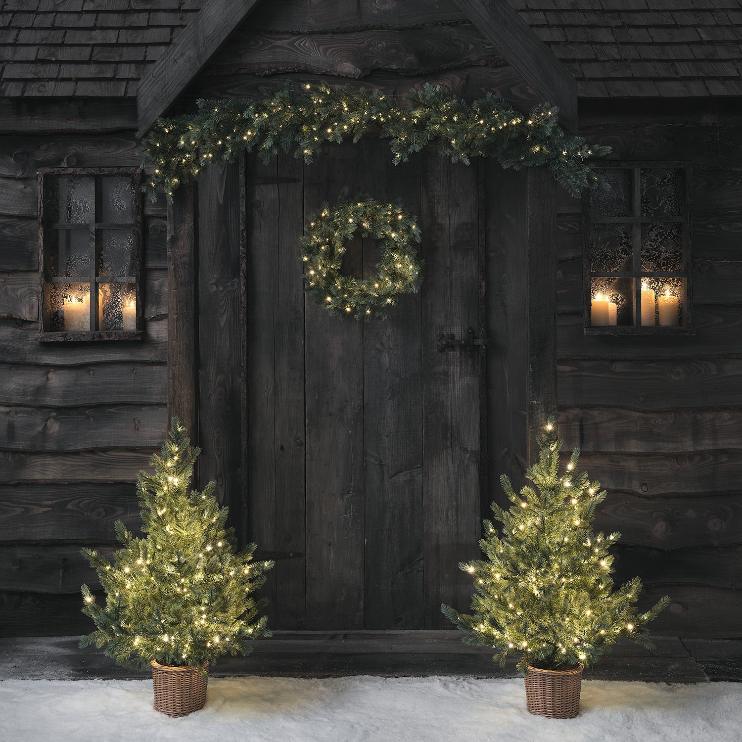 Dual Colour LED Christmas Porch Bundle