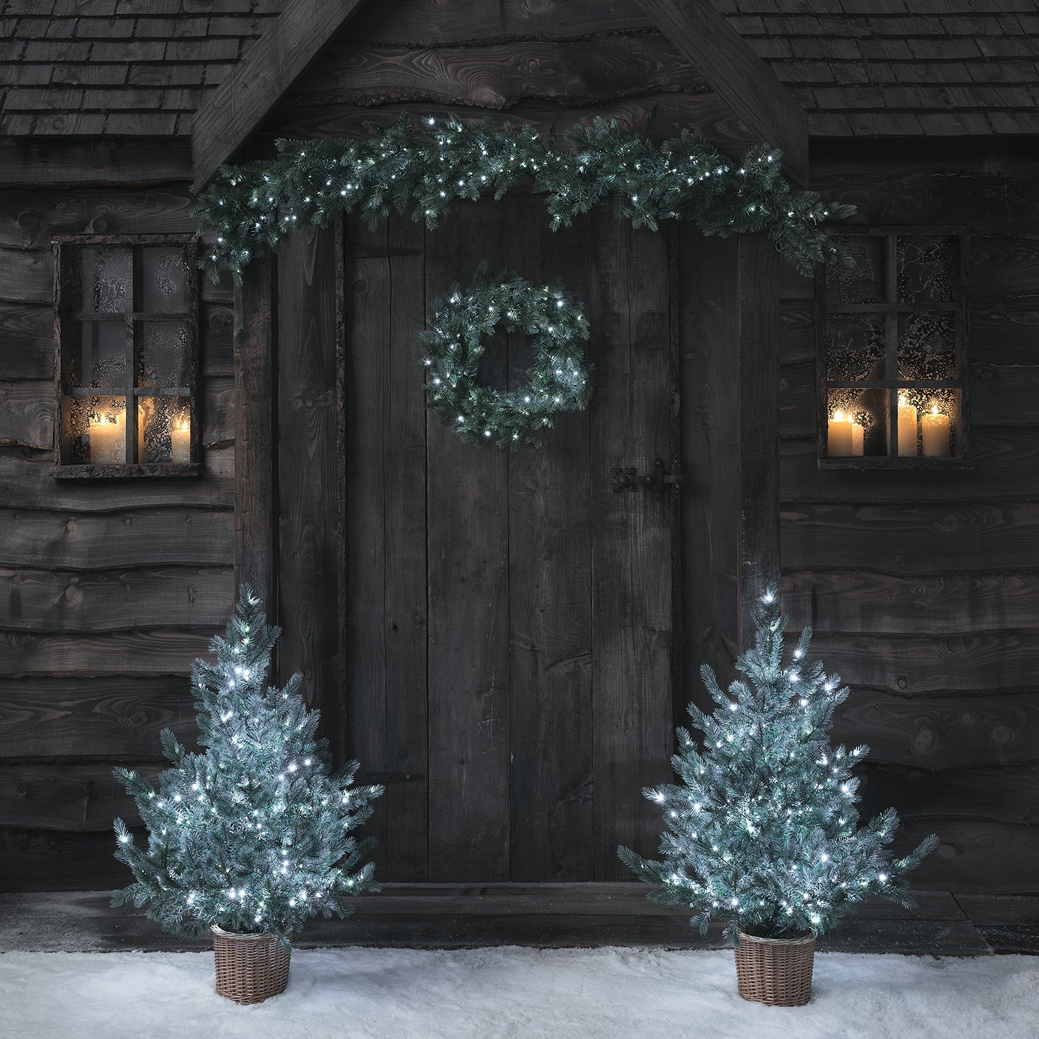 Dual Colour LED Christmas Porch Bundle