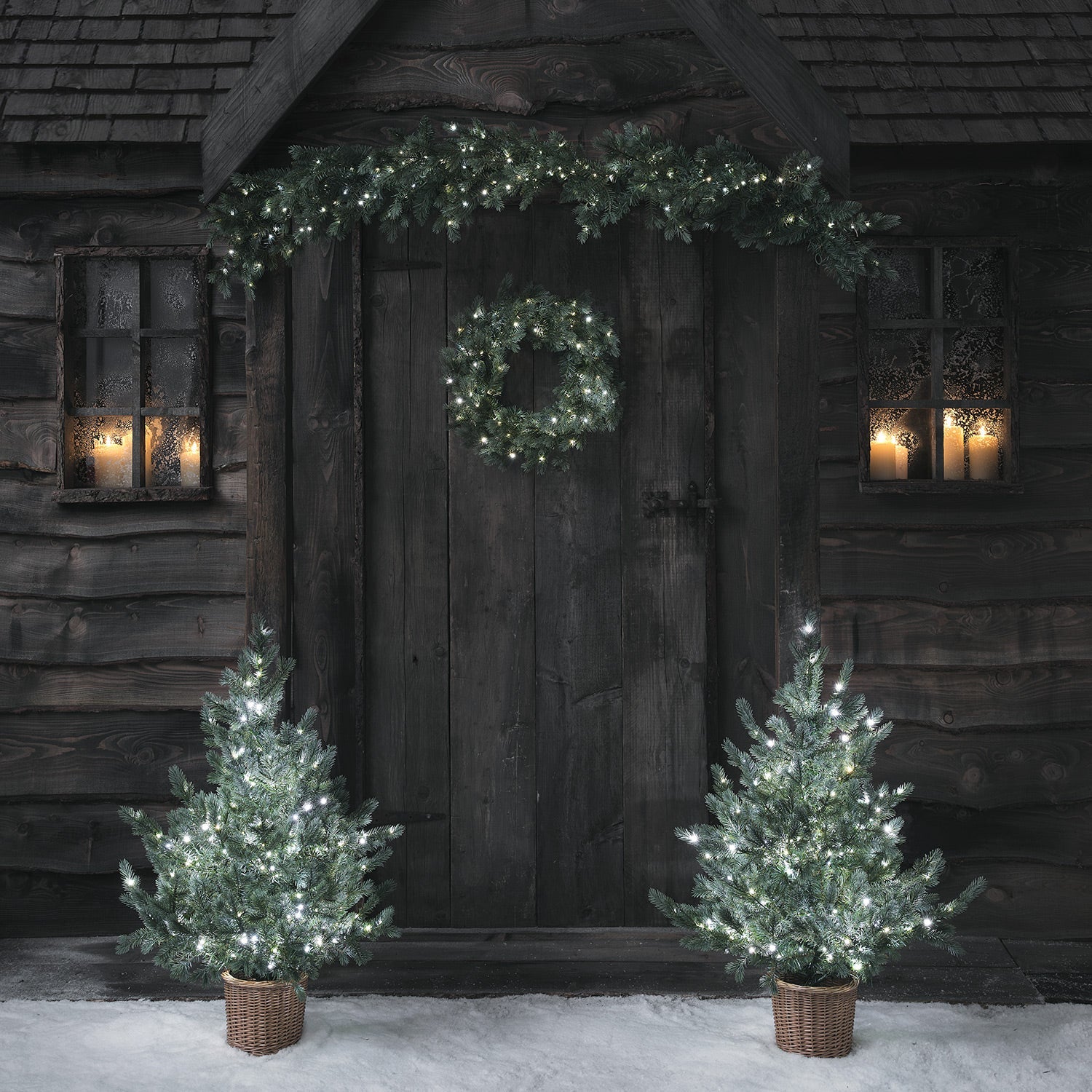 Dual Colour LED Christmas Porch Bundle