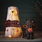 Cat Battery Outdoor Halloween Decoration