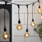 Ingenious Connect 10 Large Globe Bulb Festoon Light Bundle Staggered Drop