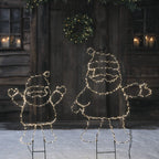 Santa Claus Outline Micro LED Stake Light