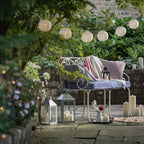 Hayle Large Metal Outdoor Lantern with TruGlow® Candle Trio