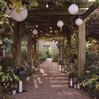 Bowen Black Garden Lantern Duo with TruGlow® Candles