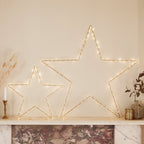 34cm Gold Osby Star Window Light