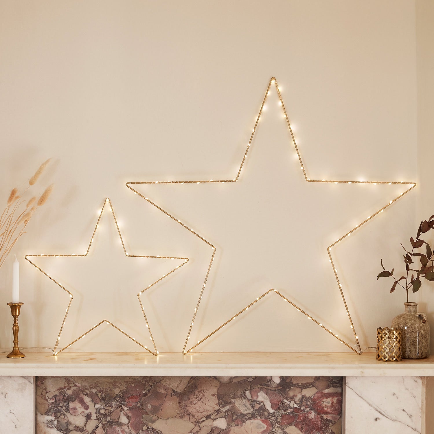 34cm Gold Osby Star Window Light