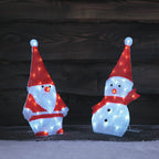 51cm Snowman LED 2D Acrylic Figure