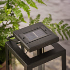 Porto Solar Metal Lantern Trio with TruGlow® Candles