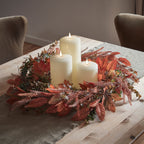 Maple Autumn Wreath & TruGlow® Candle Bundle