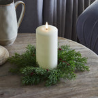 15cm Red Berry Wreath Candle Ring