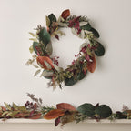 Crisp Leaf Autumn-Winter Wreath & Garland