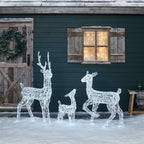 1.2m Swinsty Acrylic Stag Light Up Reindeer