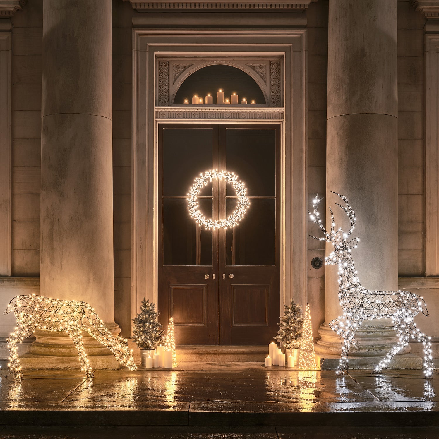 Dual LED Studley XL Light Up Reindeer Family