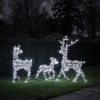 Dual LED Studley Light Up Reindeer Family
