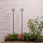 Set of 2 Adjustable Outdoor Candle Stakes