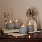 Large TruGlow® Ball LED Candle Duo