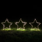 Christmas Star Stake Lights