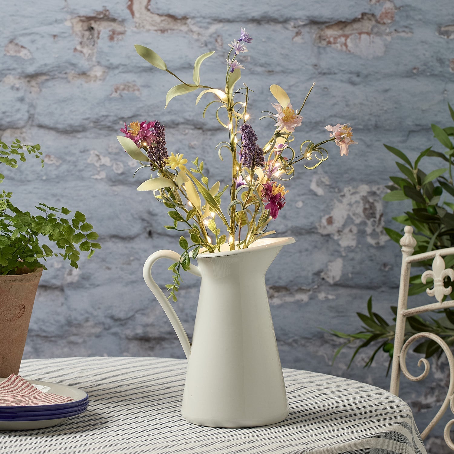 Pre Lit Lavender Spring Sprig