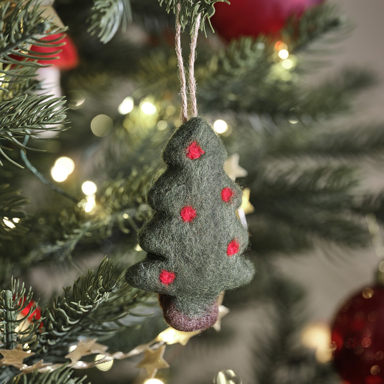 Felt Twig Tree & Winter Woodland Felt Hanging Decorations Bundle