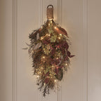 Pre Lit Autumn Winter Wreath & Bough