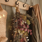 Pre Lit Autumn Winter Wreath & Bough