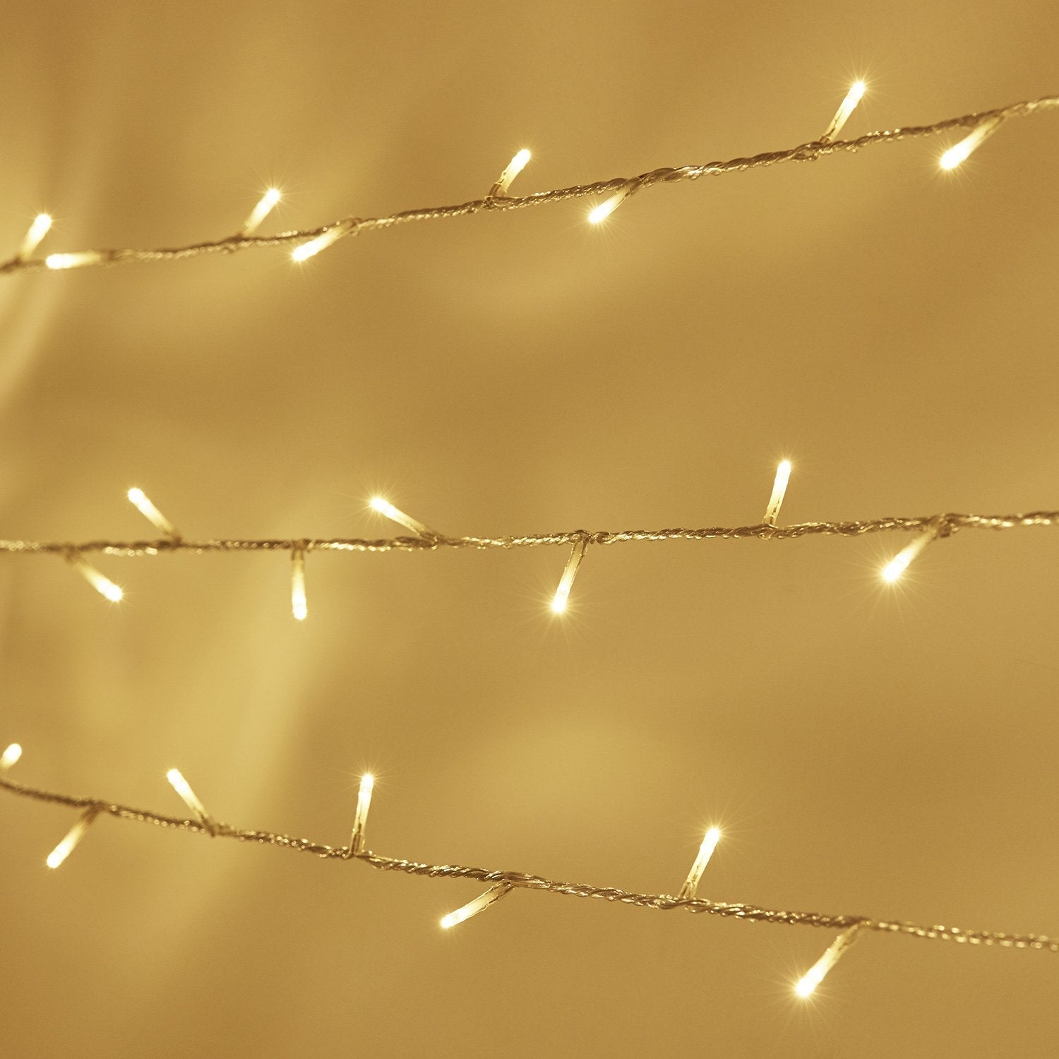 Essential Connect 60m 600 Warm White Connectable Fairy Lights Clear Cable