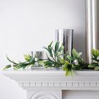 1.5m Pre-Lit Christmas Mistletoe Garland Mistletoe