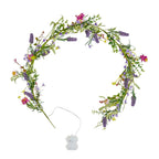 Pre Lit Spring Lavender Garland