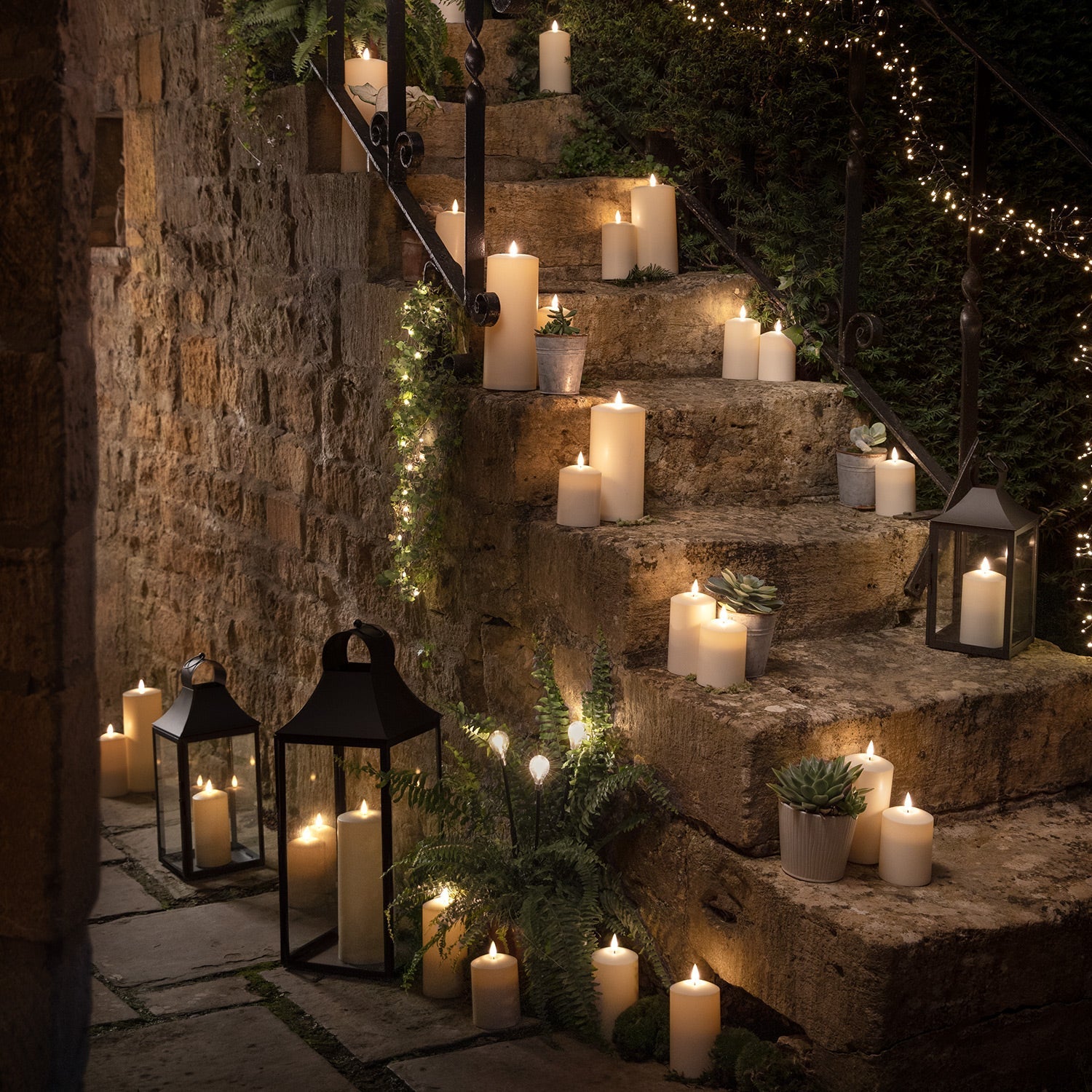 7m Solar Cluster Lights