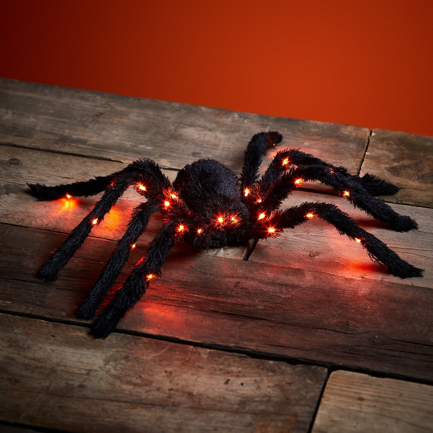 Hairy Harry LED Spider Decoration