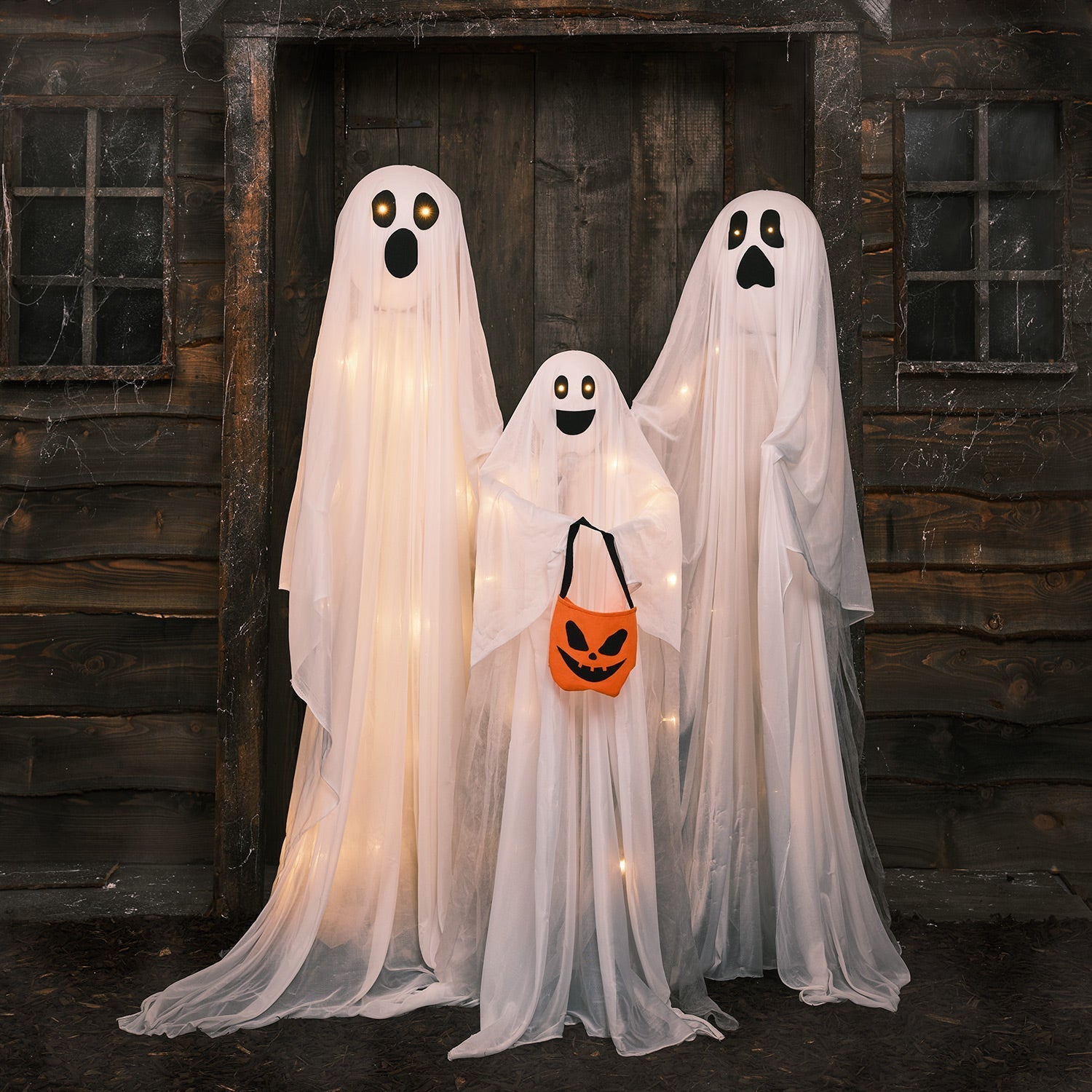 Ghost Family LED Halloween Decoration