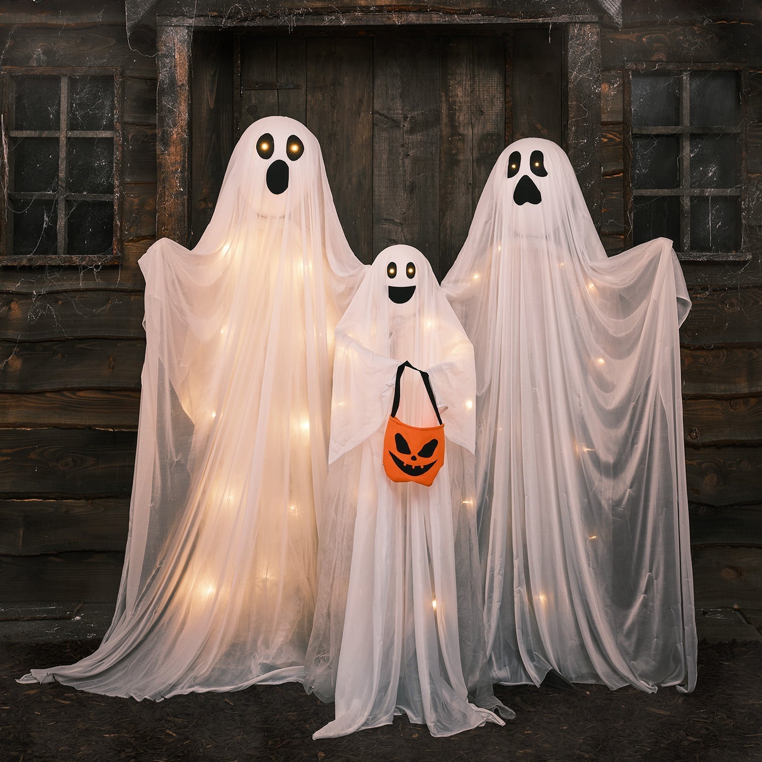 Ghost Family LED Halloween Decoration