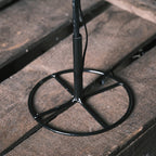 3 Halloween Tree Stake Lights & Black Bat Hanging Decorations Bundle