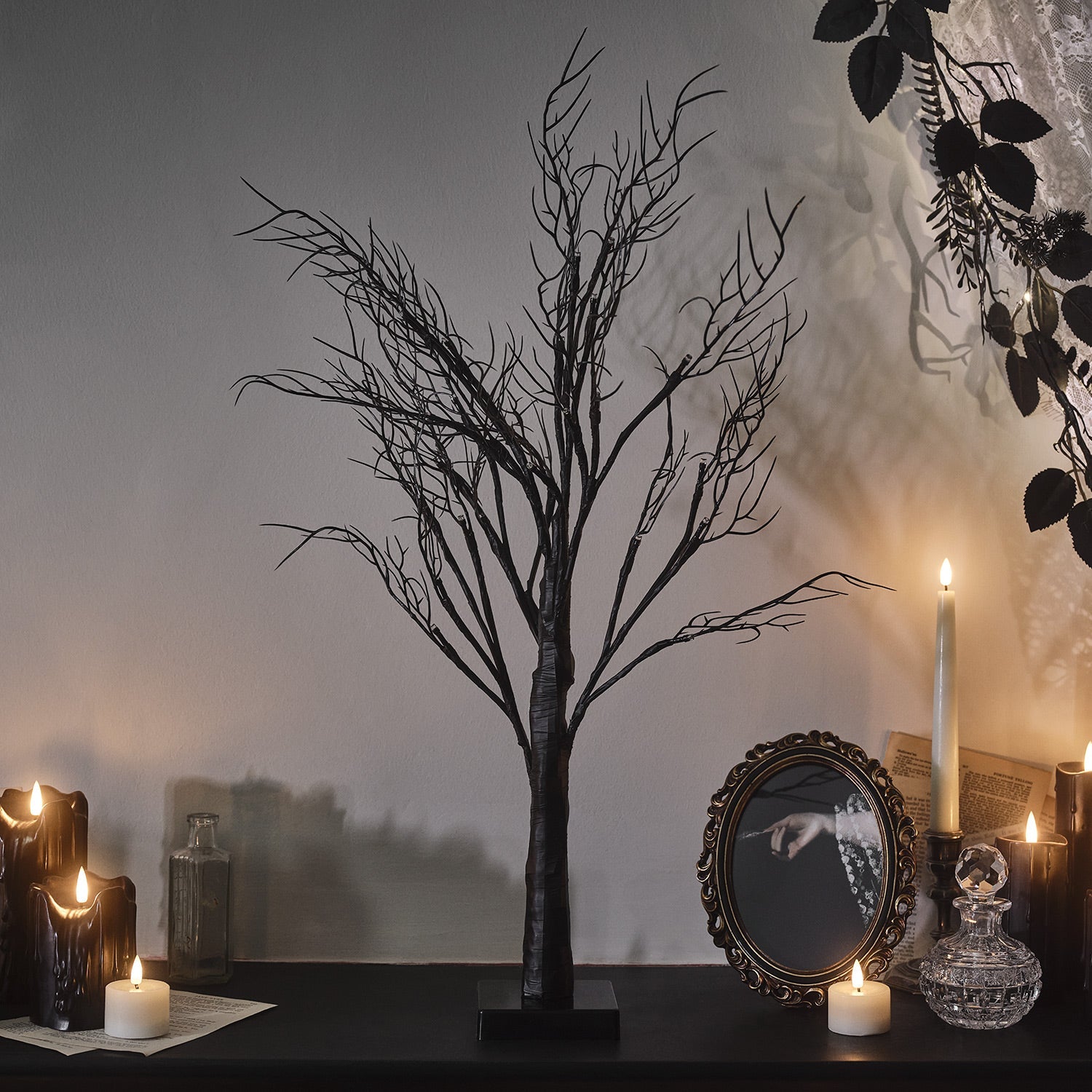 70cm Halloween LED Twig Tree